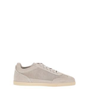 Kiton Men Perforated Calfskin Sneakers